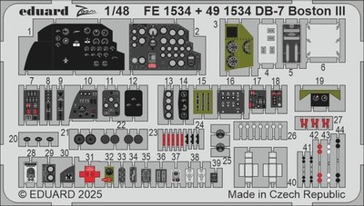 Eduard 1/48 Douglas DB-7 Boston III Cockpit (HKM) FE1534