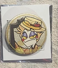 Hazbin Hotel Japanese Clothing Charlie and Lucifer Can Badge Set of 2 Tomashi