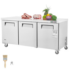 VEVOR 72" Commercial Refrigerator Sandwich Salad Prep Table 20 Cu. Ft Fridge