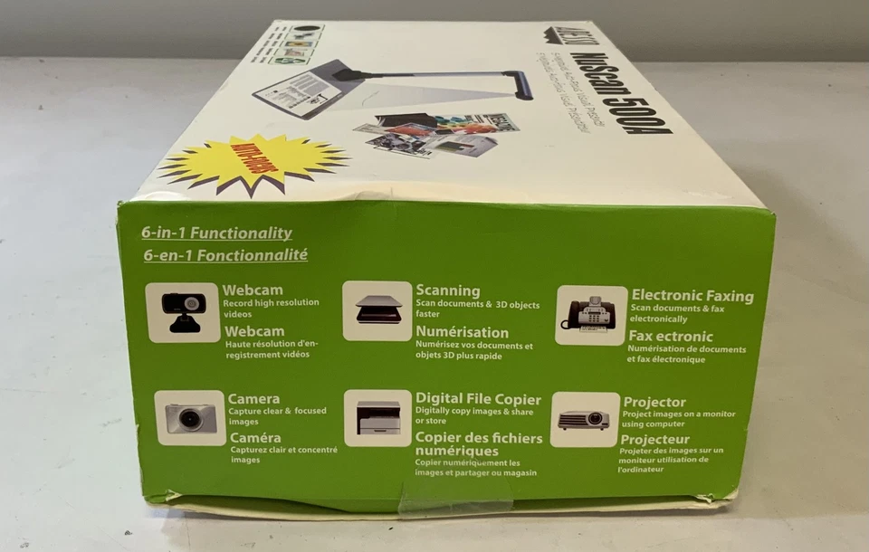 Adesso NuScan 500A 5MP Auto-Focus Visual Presenter Document Scanner "B7C" - Image 4 of 4