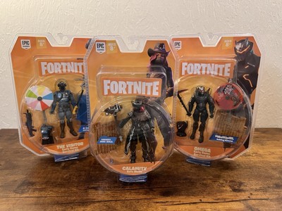 New Fortnite The Visitor, Omega and Calamity Collectable Action Figures Lot Of 3