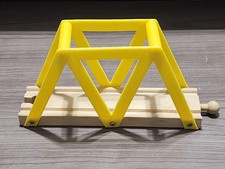 Z40 Wooden Railway Train Track Yellow Girder Bridge For Thomas  Brio