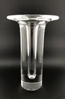 RARE Steuben Glass Pedicel Vase Signed Steuben