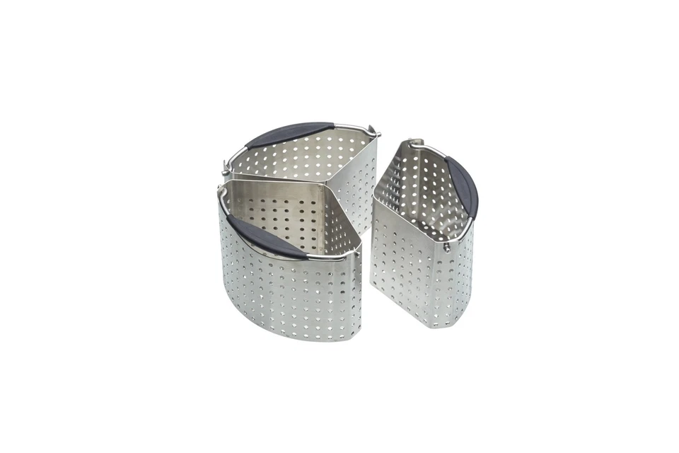 MasterClass Cestelli Divisori per Pentola in Acciaio Inossidabile 20 cm Argento - Immagine 2 di 4