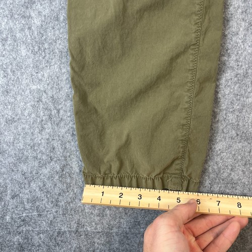 Chinos ajustados 7 For All Mankind 34 32 * Pantalones marrón tostado puño elástico - Imagen 7 de 12