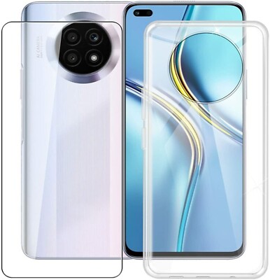 For HUAWEI HONOR X20 5G TEMPERED GLASS SCREEN PROTECTOR + CLEAR TPU CASE COVER