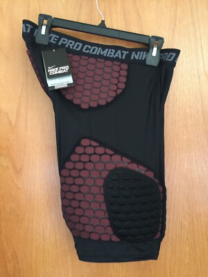 NIKE Pro Combat 5-Padded Compression SHORTS Black 411019