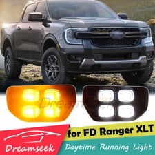 LED DRL Tagfahrlicht für Ford Ranger XLT 2022+ Nebelscheinwerfer mit Blinklicht