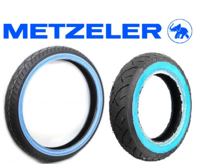 METZELER ME888 WHITE 120/70-21 & MU85B16 TIRE SET HARLEY ELECTRA