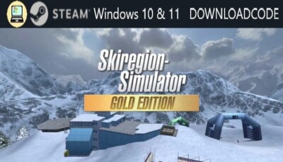 NEU PC Computer Spiel Ski Region Simulator Gold Edt für Windows 10 11 STEAM Code