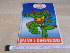 Sticker Suitcase Of Game Teenage Mutant Ninja Turtles - 1991