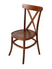 Wooden Traditional Cross Back Chairs, Rustic Wedding Chairs, Wooden Chairs