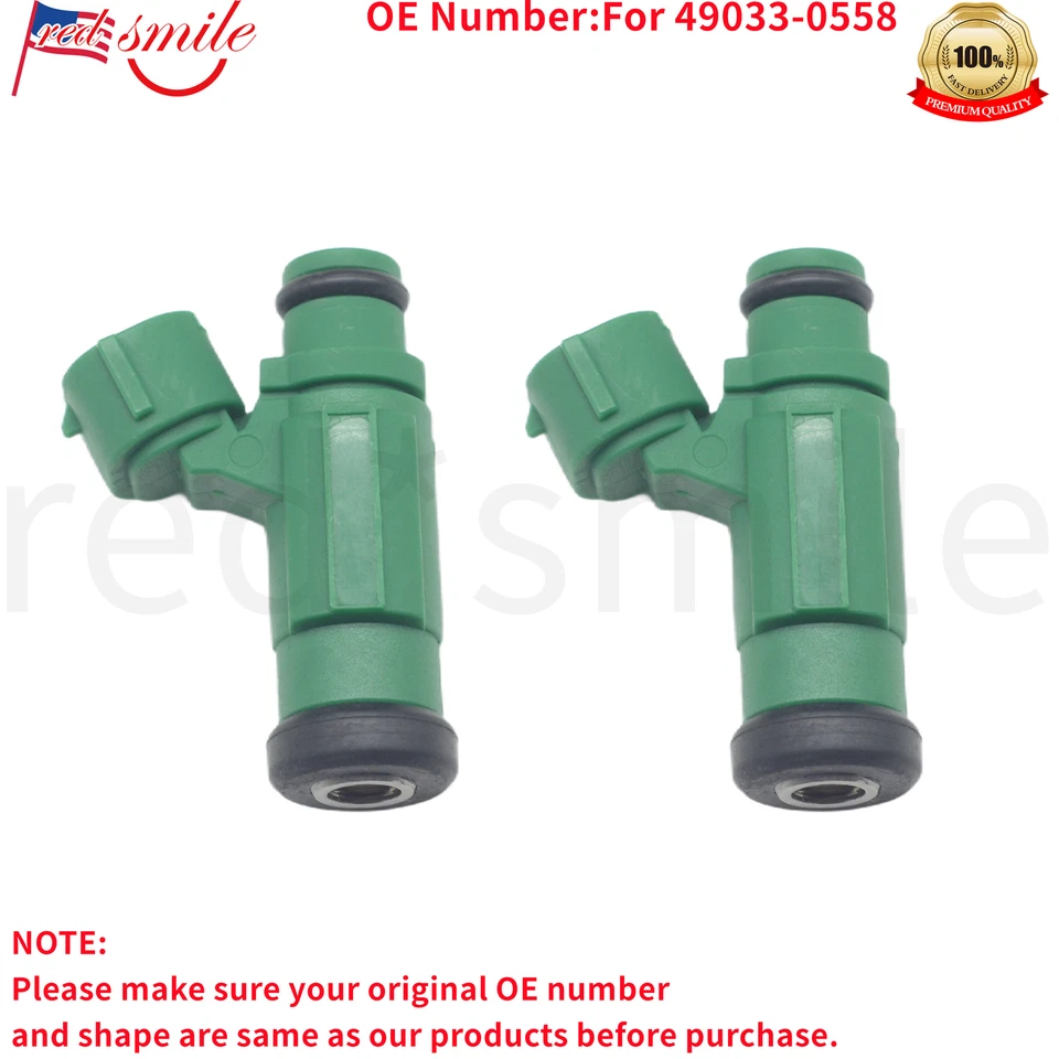 2x Inyector de combustible para Kawasaki Versys-X 300 2017-22 Ninja 300 2013-17 49033-0558 Foto 2 de 4