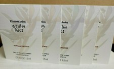 5X ELIZABETH ARDEN White Tea VANILLA ORCHID Eau de T Spray .05oz/1.5ml ea