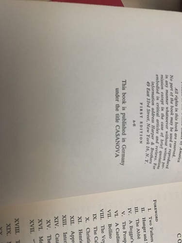 Konvolut 6 gebundene rote Bücher Inszenierung, Requisite, Dekor, Vintage Casanova, 1955 - Bild 5 von 5