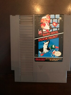  SUPER MARIO BROS DUCK HUNT NINTENDO ORIGINAL GAME NES Vintage Untested