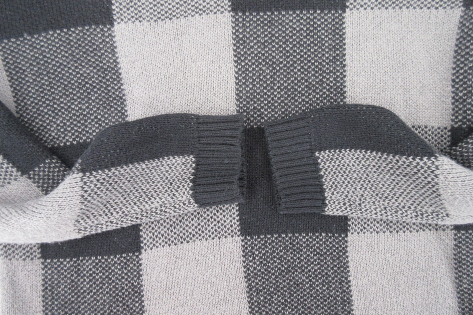 Pendleton Sweater Men Small Gray Black Pullover C… - image 14