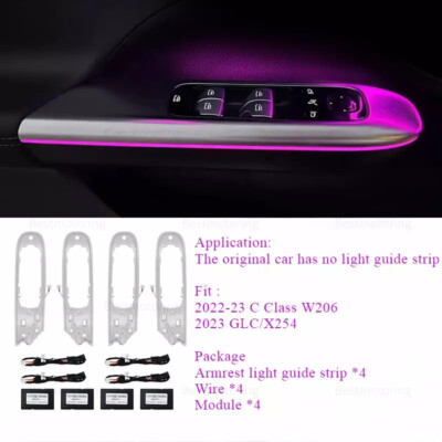 For 2023-2025 Mercedes Benz W206 GLC X254 Ambient Light Strip