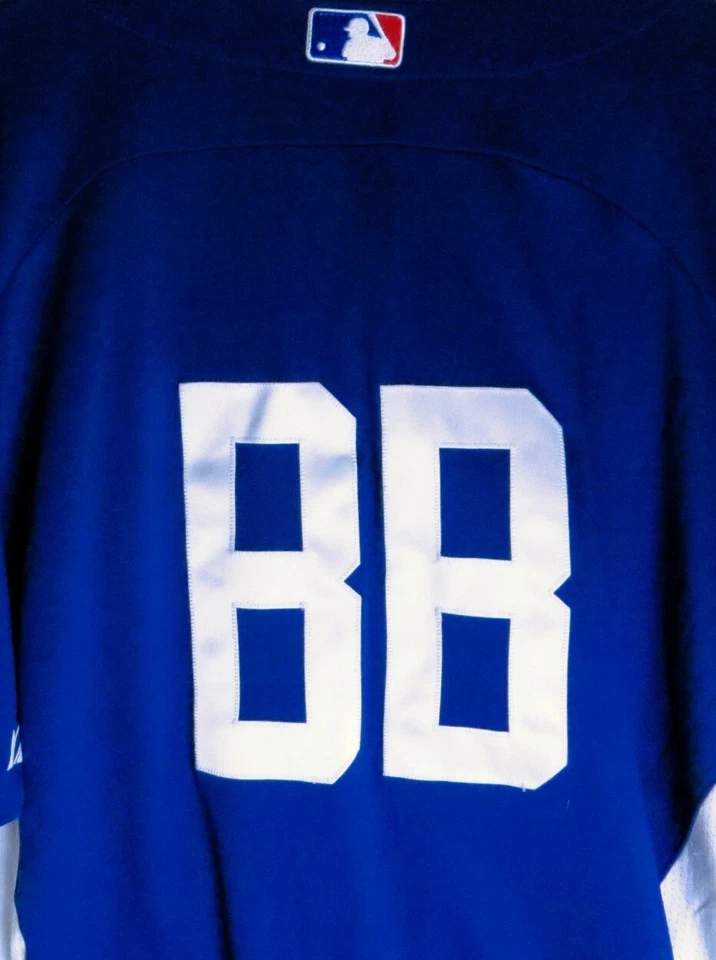 Camiseta de práctica de bateo edición del equipo Bat Boy Dodgers #BB talla 46 sin letras
