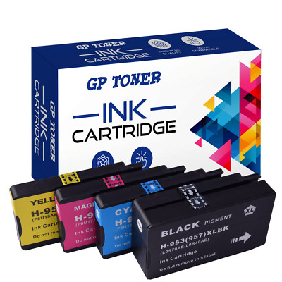 4 Patronen für HP 953 XL OfficeJet Pro 7720 7730 7740 8210 8710 8715 8720 8740