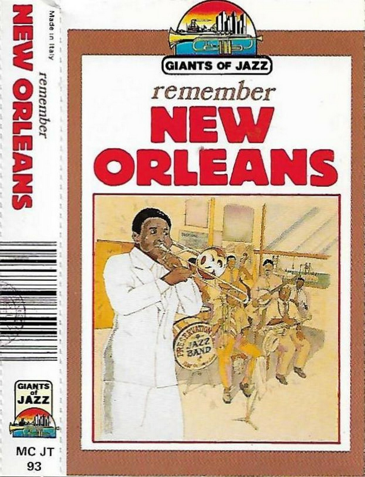 Various ‎Remember New Orleans CASSETTE ALBUM JAZZ Giants Of Jazz ‎Dixieland