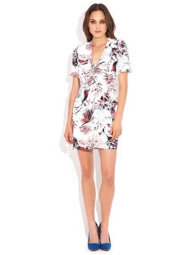 WISH THE LABEL | Size XS / 8 | White Floral Summer Dress - Picture 2 of 6