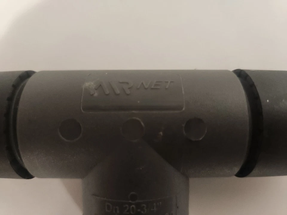 AIRNET 2810100500 PF Series Equal Tee  3/4" / 20MM Compression Fitting  - Image 3 of 4