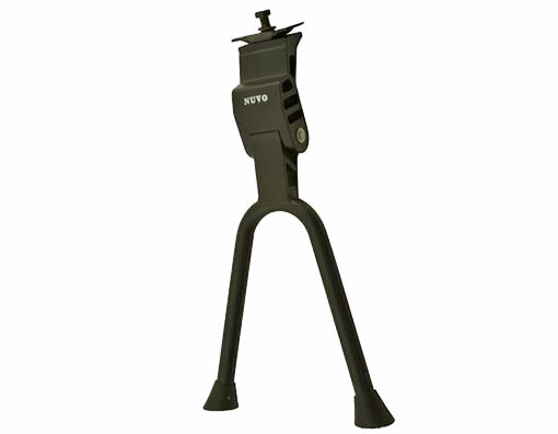 Nuvo Alloy Double Bicycle Kickstand Black Center Mount MTB C