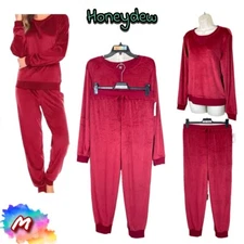 NWT Honeydew M Honeydew Dream Queen Fleece Lounge Set Vixen 31954 $60