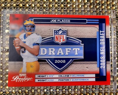 🔥2008 Playoff Prestige Joe Flacco RC NFL DRAFT #35 Ravens Browns  MINT‼️L👀K
