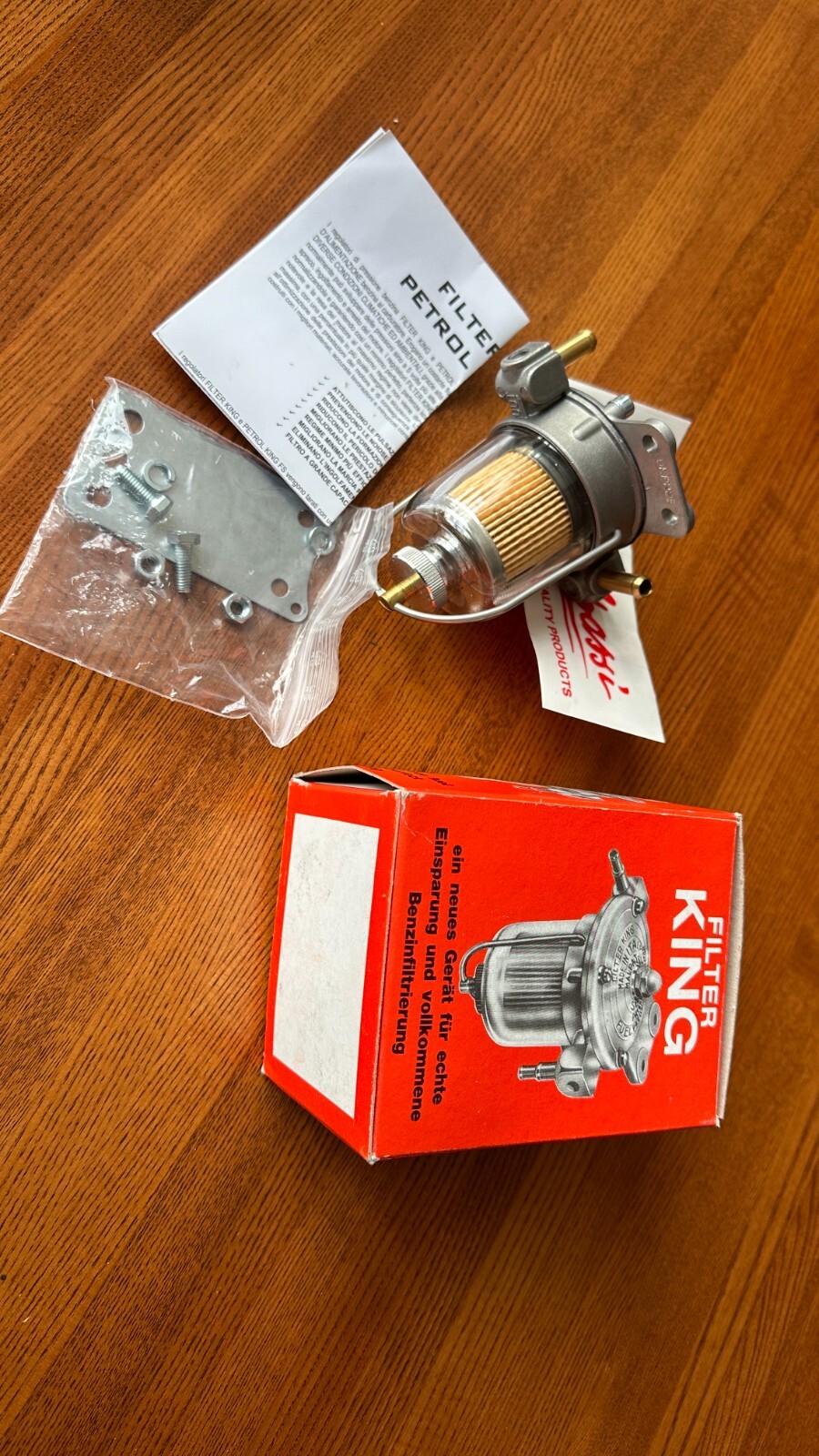 Alfa Romeo Fiat Maserati MG Triumph Austin Healey Fuel Filter Fuel Pressure Reg.