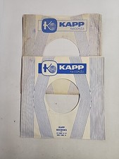 45 RPM 7" RECORD SLEEVES CO. SLEEVE 2 PACK SEE PHOTOS - Kapp SLV150