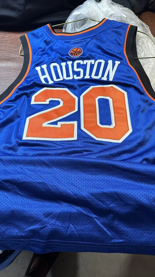 Rare Vintage REEBOK Allan Houston New York Knicks Authentic Sewn Jersey 2000s 60 - Image 2 of 4