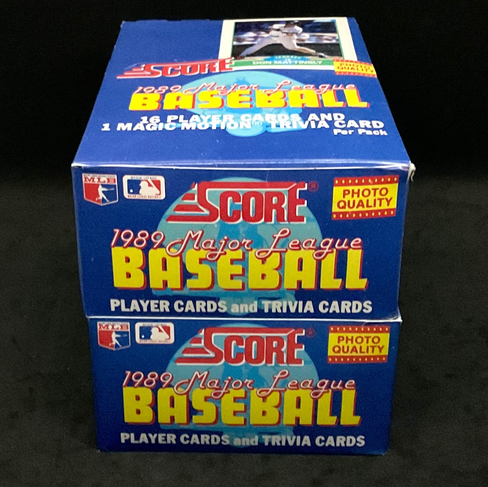 Lot Of (2)1989 Score Baseball Wax Boxes From Sealed Case) 72 Total