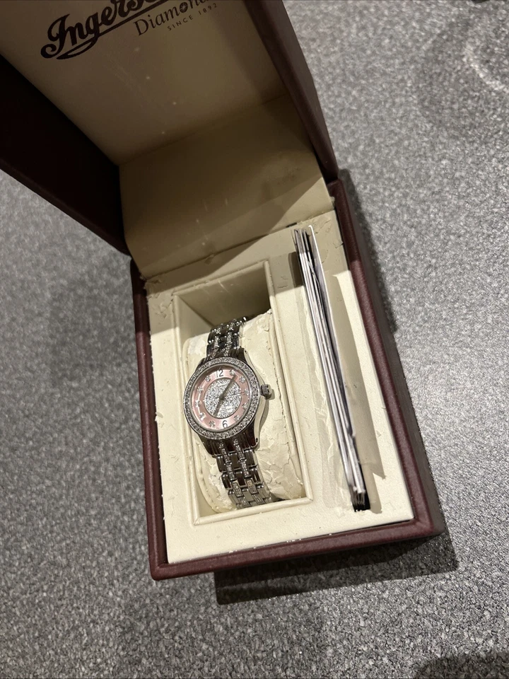 Ingersoll Diamond IG0218DM relógio feminino de luxo fabricado na Suíça na caixa e papéis - Imagem 2 de 4