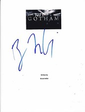 BEN MCKENZIE SIGNED GOTHAM SCRIPT PILOT 60 PAGE AUTHENTIC AUTOGRAPH FOX COA
