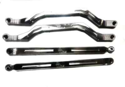 L&W Fab Polaris RZR 1000/Turbo/RS1 Heim Radius Rods 10mm - Powder Coated White