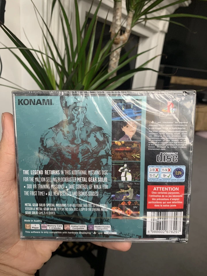 metal gear solid special missions ps1 Factory Sealed - Image 2 of 2