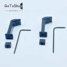 2 PK Extended Mag Release for Gen 3 Glock 17, 19,22,26 Aluminum Black