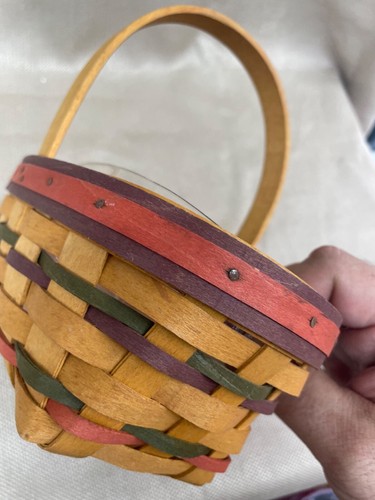 Longaberger 1997 Small Easter Basket No Liners Basket Only - Picture 10 of 14