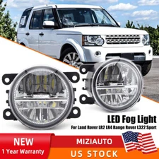 Left Right Bumper Fog Lamp Lights For Land Rover LR2 LR4 Range Rover L322 Sport