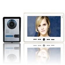 10" Inch Video Door Phone Doorbell Intercom Kit 1-camera 1-monitor Night Vision
