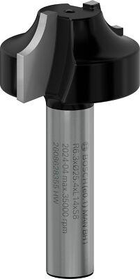 Bosch Profilfräser E, 8 mm, R1 6,3 mm, D 25,4 mm, L 14 mm, G 46 mm