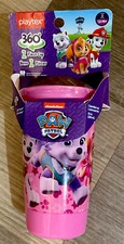 Paw Patrol Pink Playtex Spoutless Cups 10oz Stage 2 Girls 12m Sippy Cup