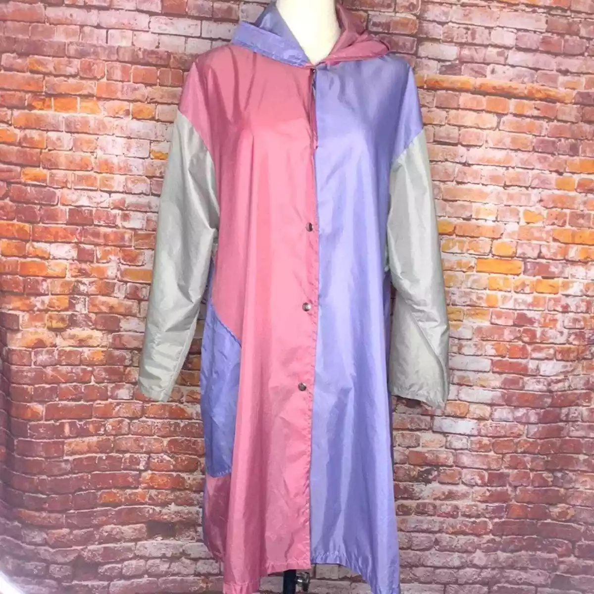 Pastel raincoat clearance
