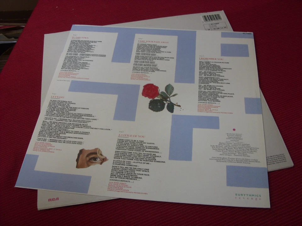 Eurythmics: Revenge   orig  UK  A3/B3  LP - Image 4 of 4