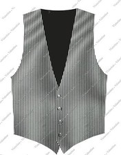 Victorian Vagabond Steampunk Gothic Western Pirate Striped Men's Vest