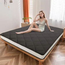 SLSY Japanese Floor Mattress Futon Mattress Foldable Pad Diamond Pattern Mat