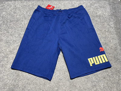 NEW with Tags Blue Puma Large Baggy Leg Athletic Sports elastic waist Shorts