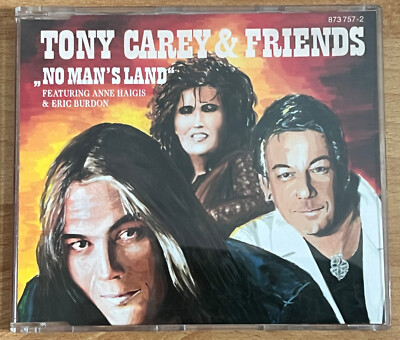 Mega Rare 3-Track-Maxi-CD: Tony Carey & Friends - No Man's Land (1990)